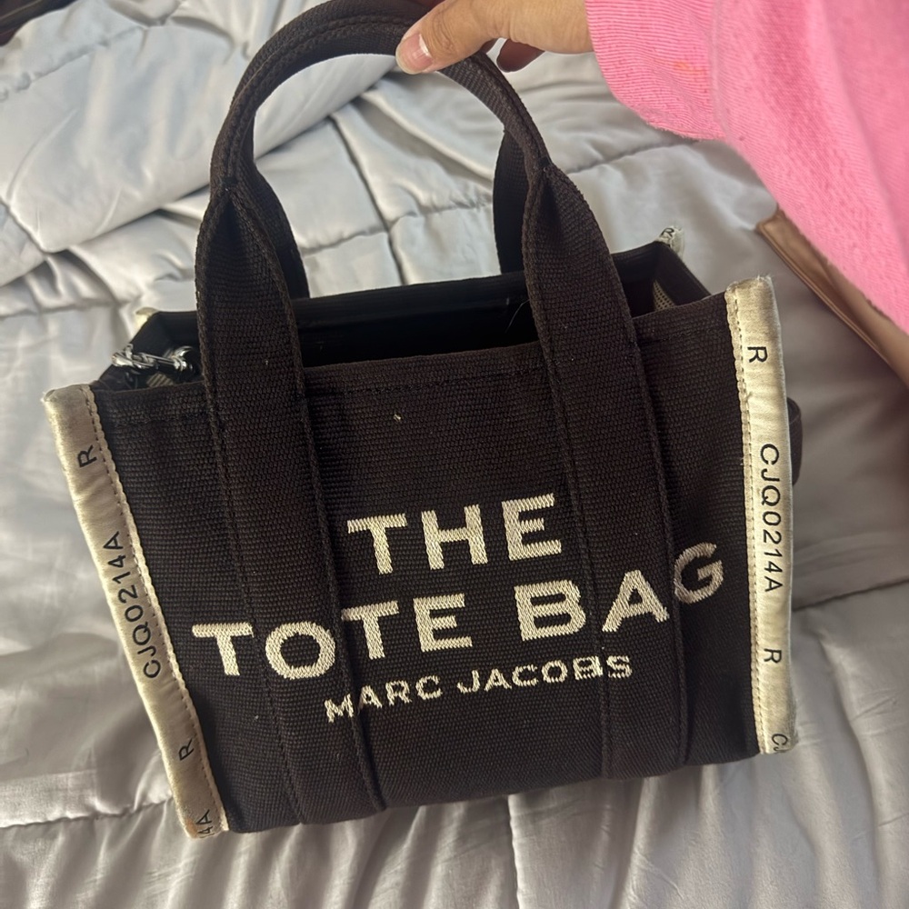 Marc Jacobs The Jacquard Black Tote Bag Small